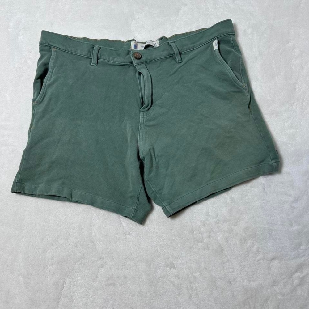 Laguna Men's Shorts Casual Shorts‎ 40 green Zip Button 95% Cotton